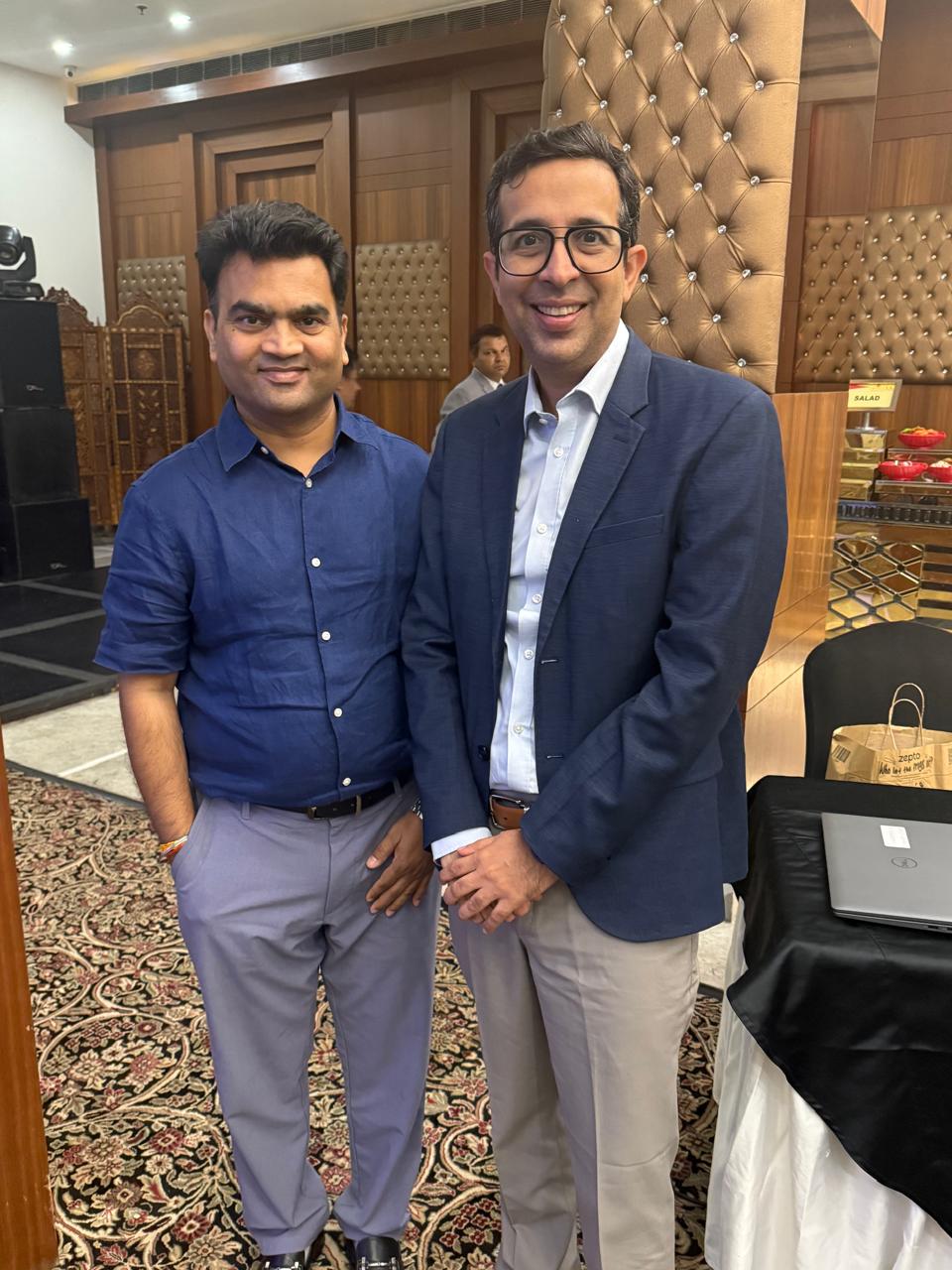With Mr. Amit Grover- ASSISTANT VICE PRESIDENT HDFC AMC LTD.